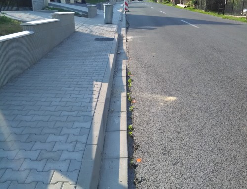 Martin nad Žitavou – obnova chodníkov k autobusovej zastávke a dažďovej kanalizácie